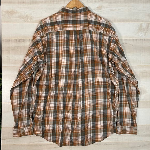 PATAGONIA Mens Plaid Long Sleeve Organic Cotton Button up Shirt Sz XL - Picture 2 of 5
